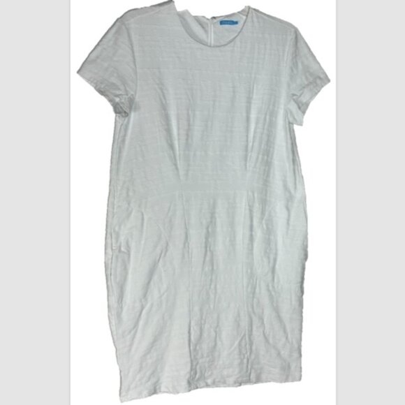 J McLaughlin ladies dress White Catalina Cloth large textured knit capsule day - Picture 10 of 10